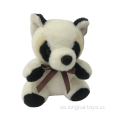 Mapache de peluche con cinta